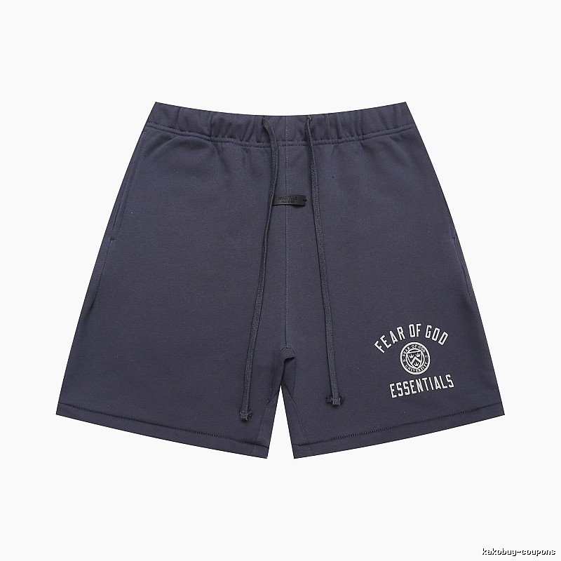 ESSENTIALS minimalist style dark blue shorts