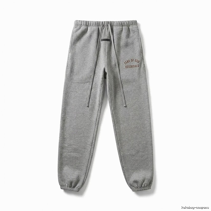ESSENTIALS minimalist style grey sweatpants