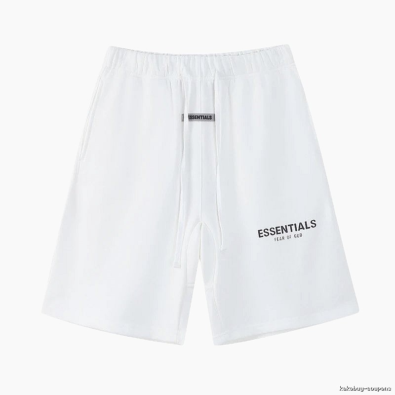 ESSENTIALS minimalist style white shorts