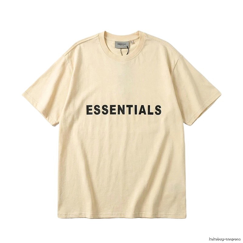 ESSENTIALS Simple Beige T-shirt