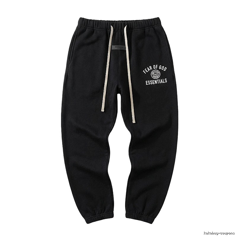 ESSENTIALS simple style black sweatpants