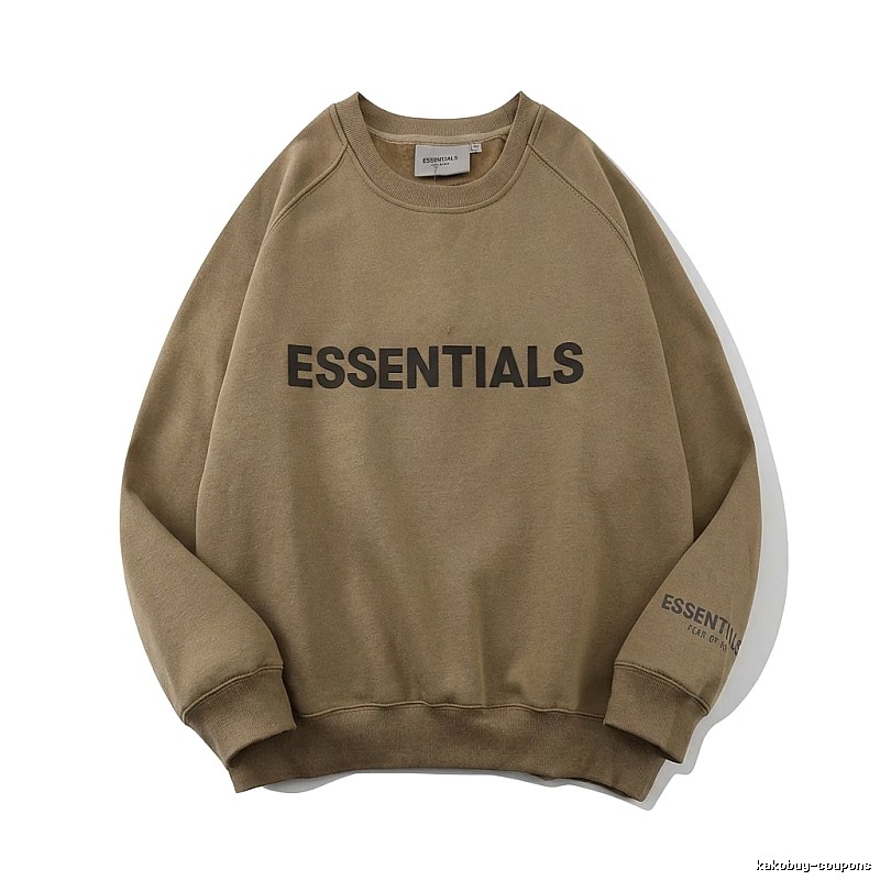 ESSENTIALS Simple Style Khaki Sweatshirt