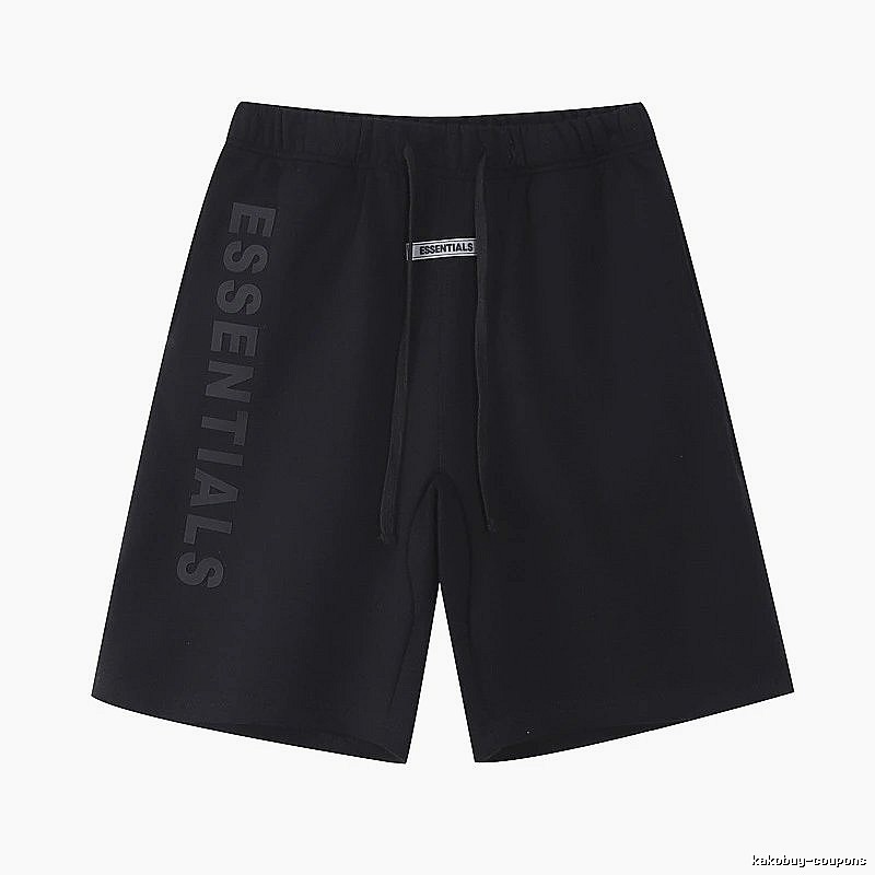 Essentials trendy and cool style black shorts