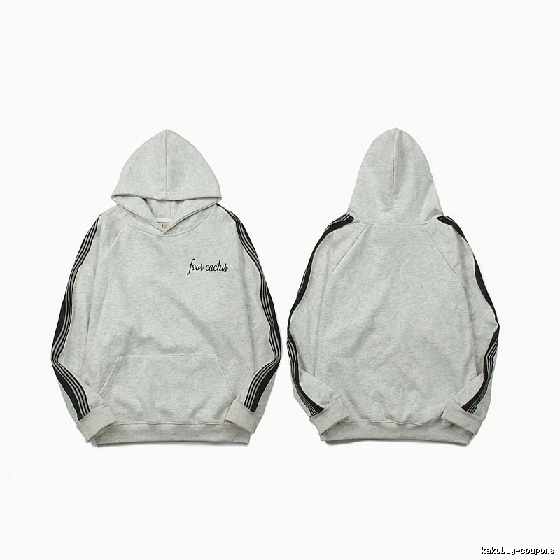ESSENTIALS Trendy and Simple Style Grey Hoodie