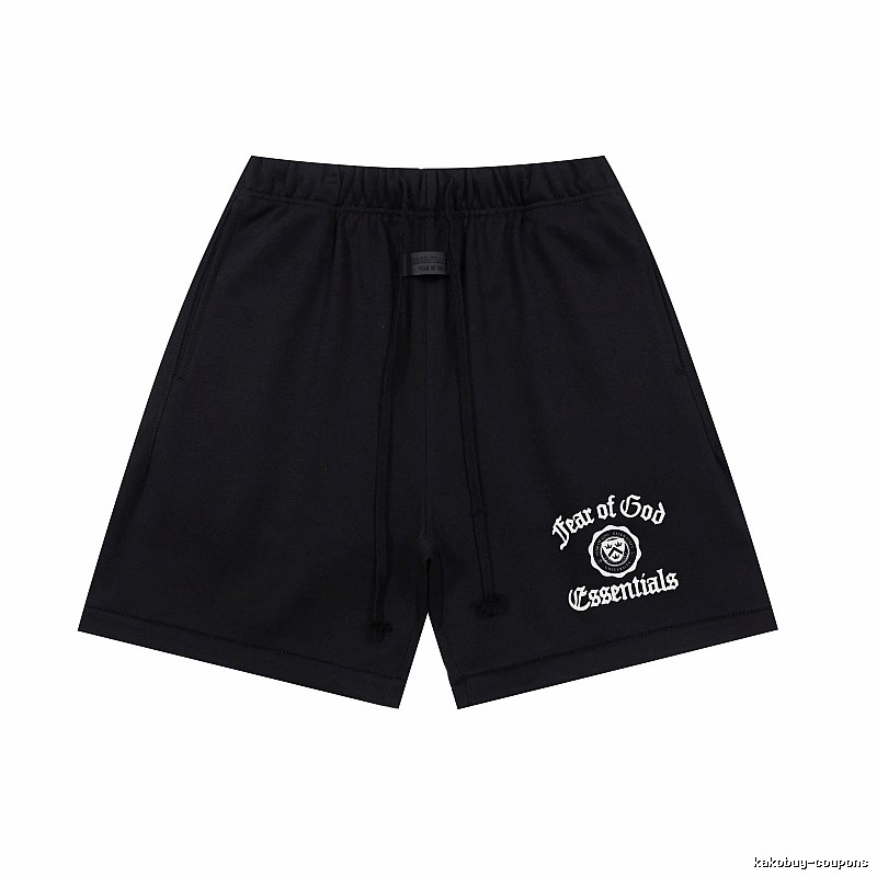 ESSENTIALS trendy brand black shorts