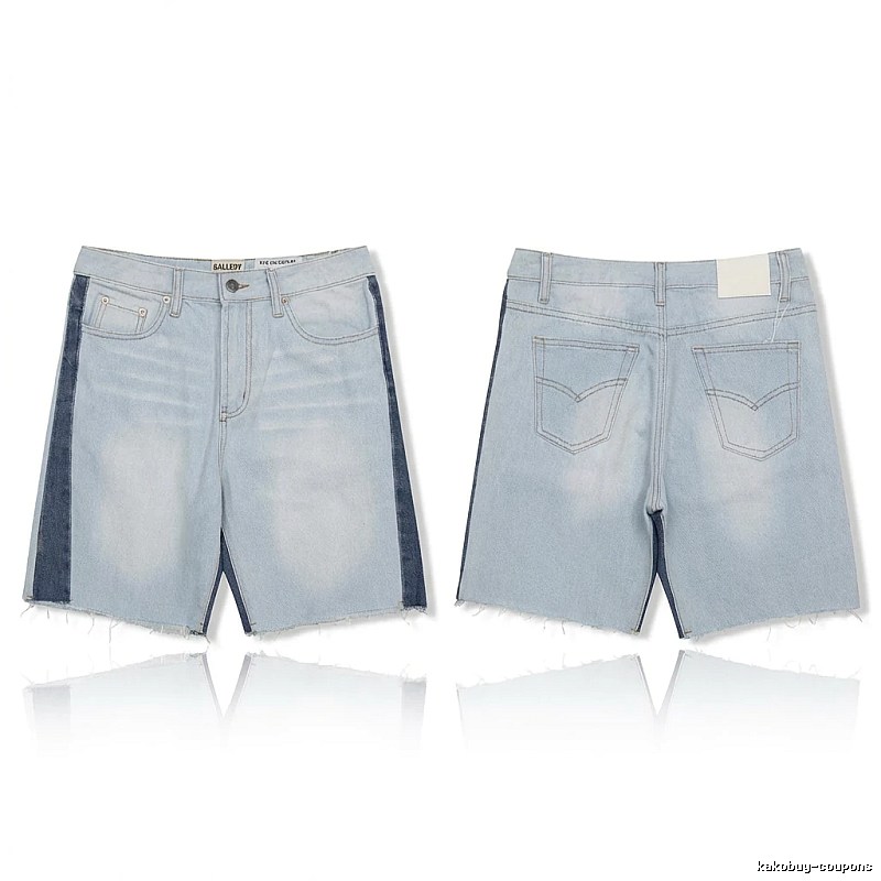 Gallery Dept denim-style light blue shorts