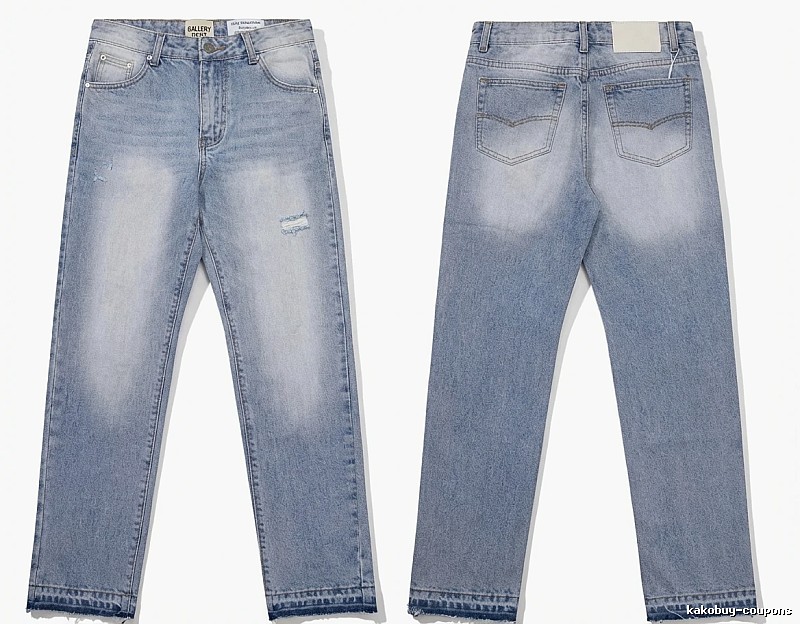 Gallery Dept. distressed light blue jeans