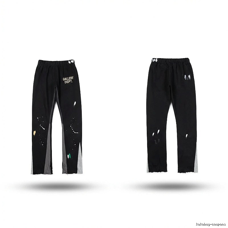 Gallery Dept Graffiti Street Style Black Pants