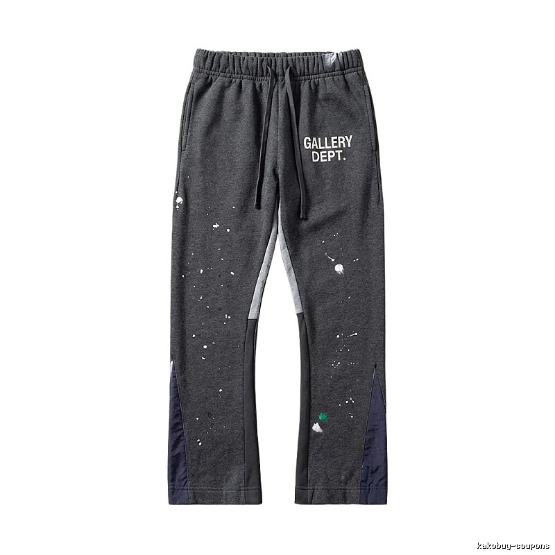 Gallery Dept Graffiti Style Grey-Purple Sweatpants