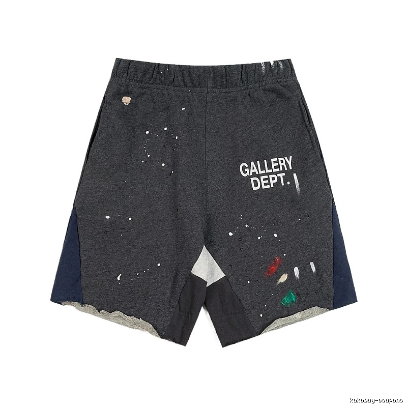 Gallery Dept Graffiti Style Grey Shorts