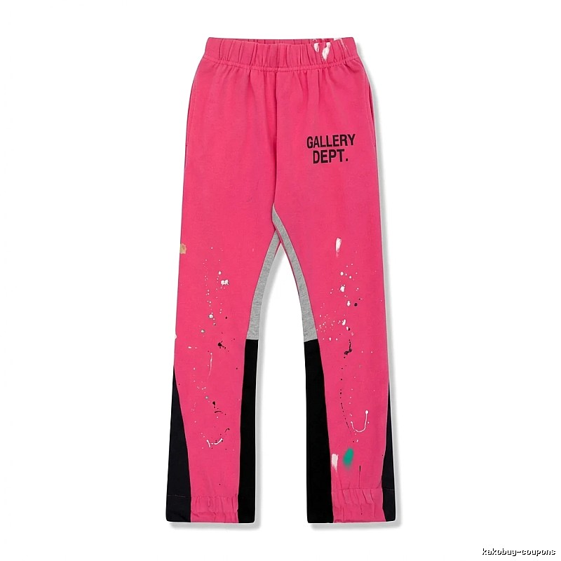 Gallery Dept Graffiti Style Pink Trousers