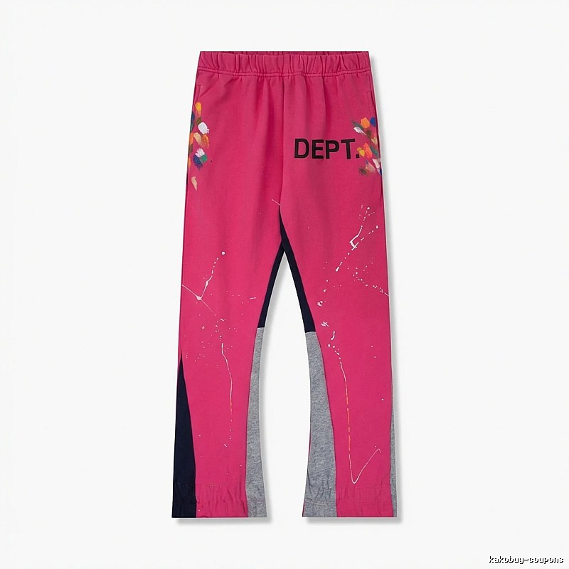 Gallery Dept Graffiti Style Pink Trousers
