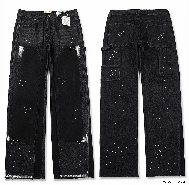 Gallery Dept. workwear style black jeans
