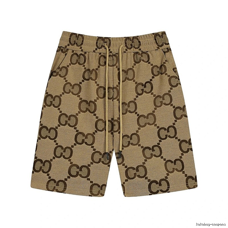 Gucci Double G Brown Retro Shorts