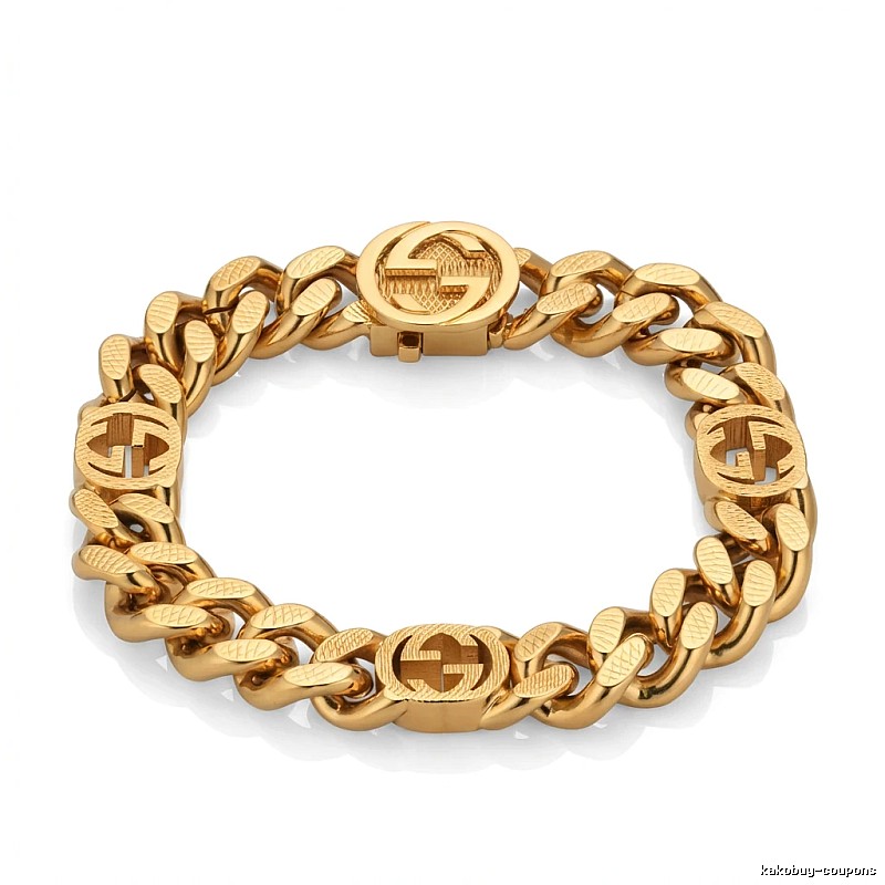 Gucci golden retro-style bracelet