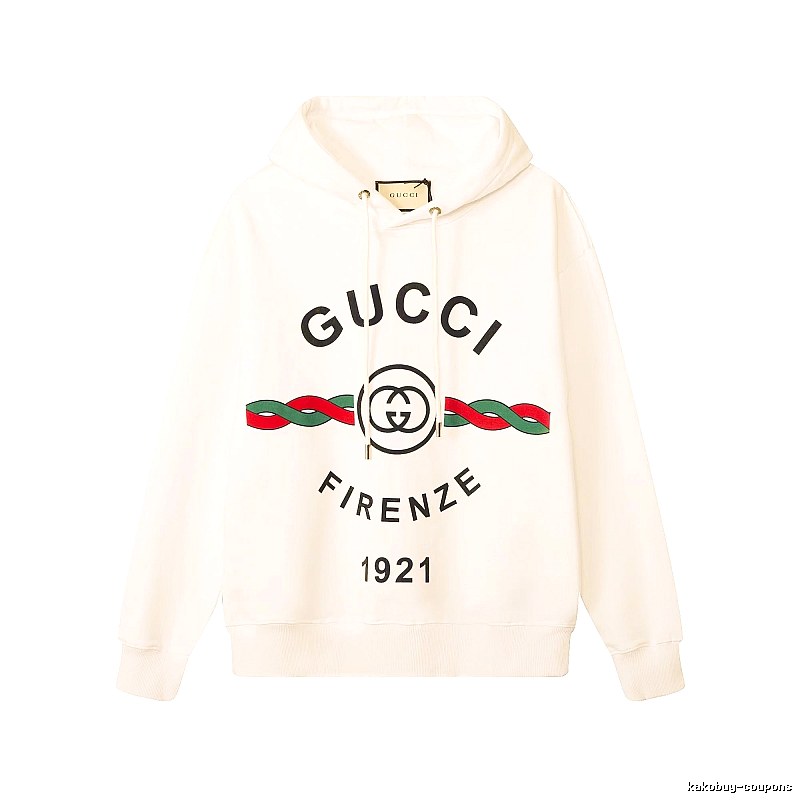Gucci Hoodie with Cream Hoodie with Gucci Firenze