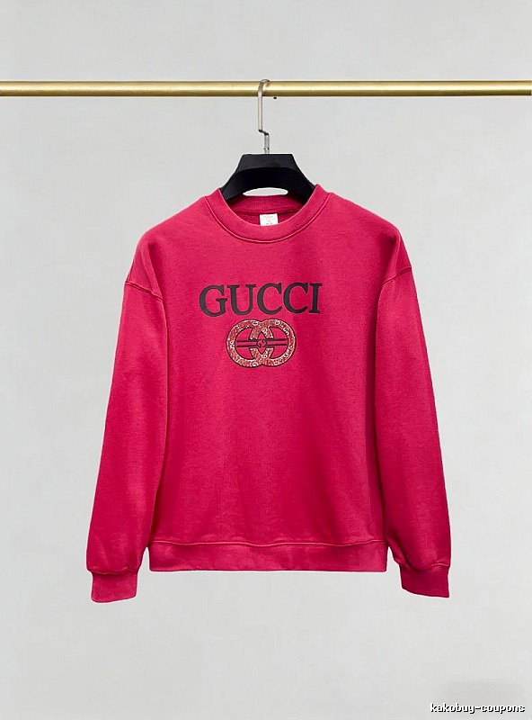Gucci Pink Crewneck Sweatshirt with Gucci Sweatshirt for Photo Ready