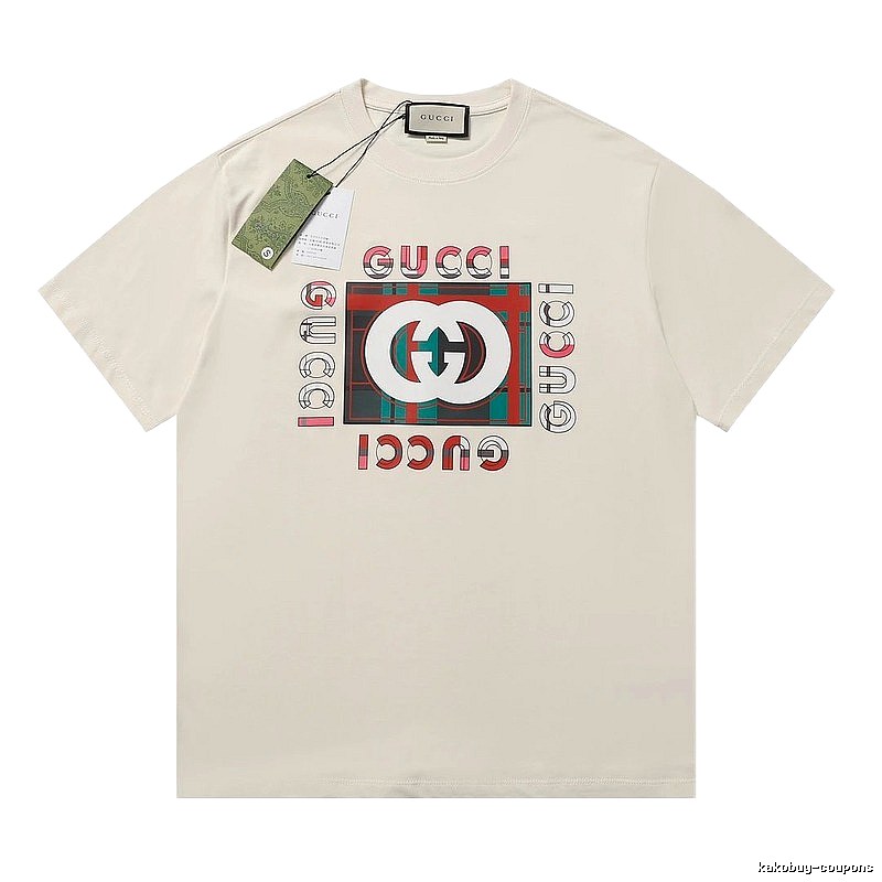Gucci printed fashion white T-shirt