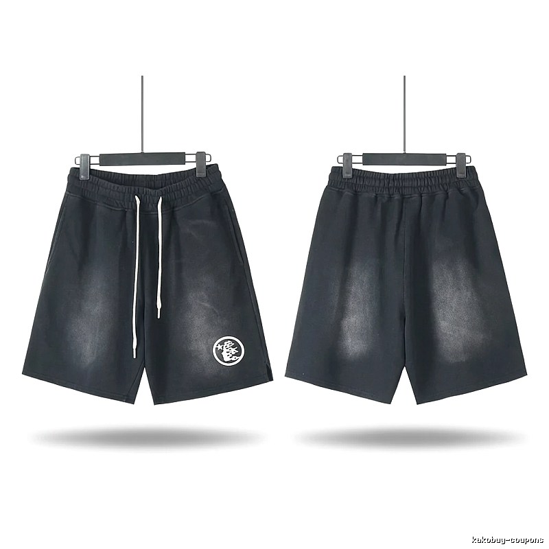 Hellstar dark style black shorts