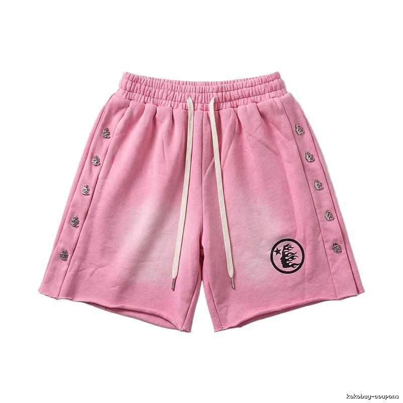 Hellstar dark style pink shorts