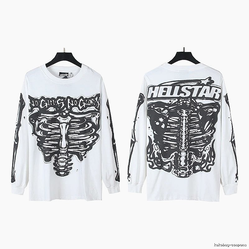 Hellstar Dark Style Skull White T-shirt