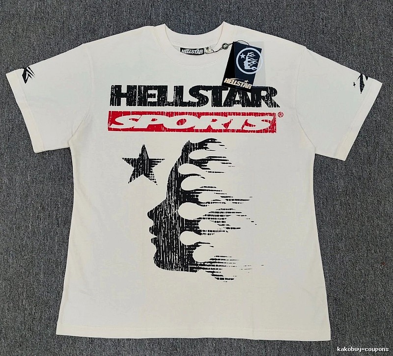 Hellstar Sports Collection Street Style Off-white T-Shirt