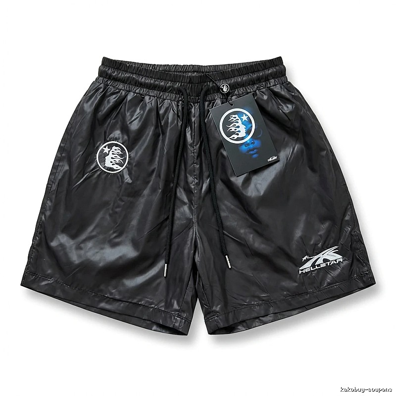 Hellstar Trendy and Cool Style Black Shorts