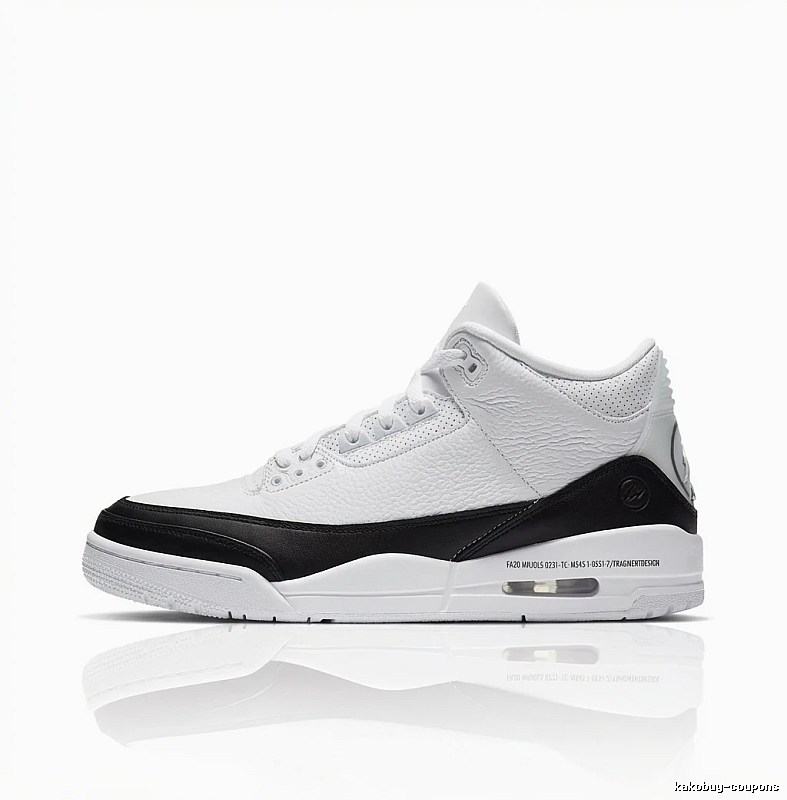 Jordan AJ3 Black and White Fashionable Sports Shoes