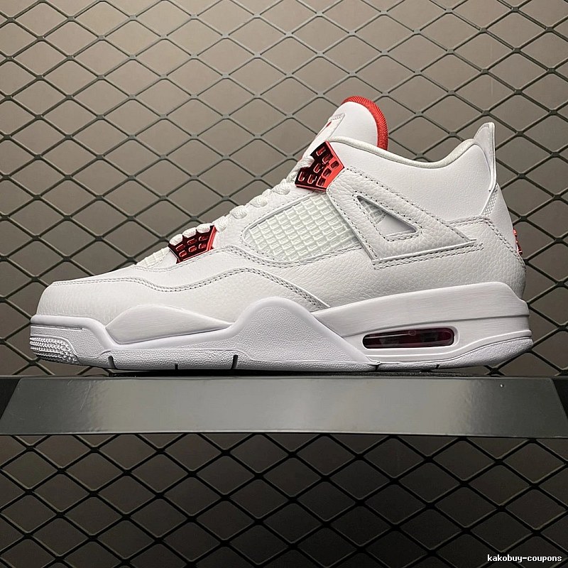 Jordan Basketball High-Tops, White and Red and Perforated Toe
