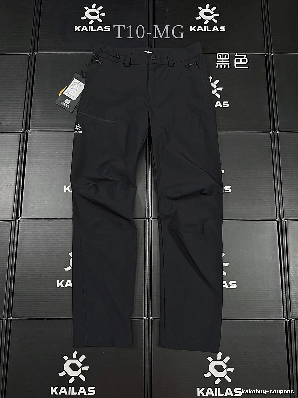 KAILAS Technical Hiking Pants in Black - performance logo