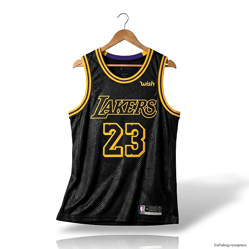 LBJ Lakers retro black jersey