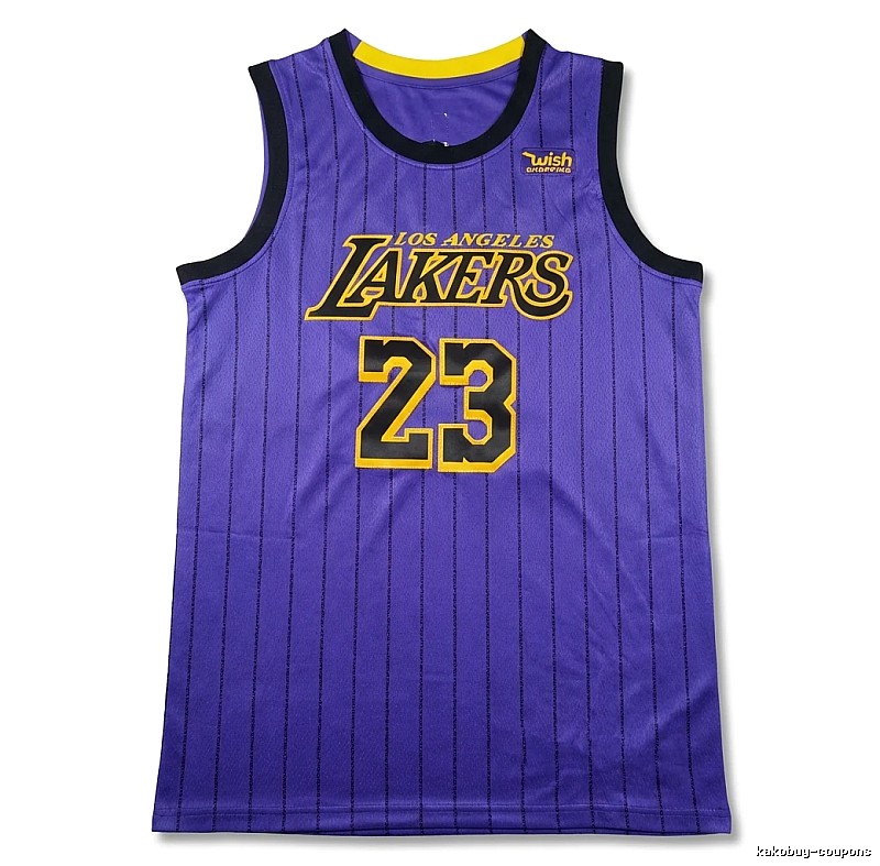 LBJ Lakers retro purple jersey
