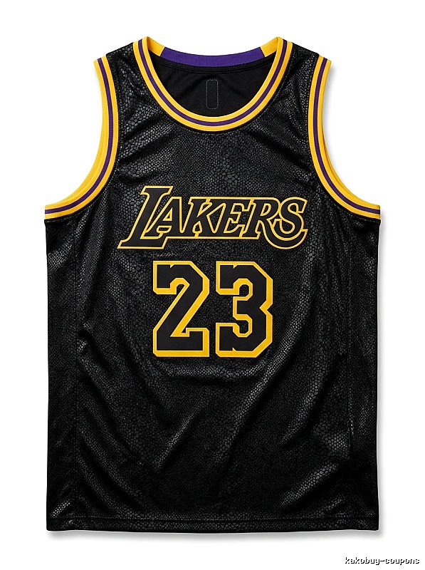 LBJ Lakers retro-style jersey