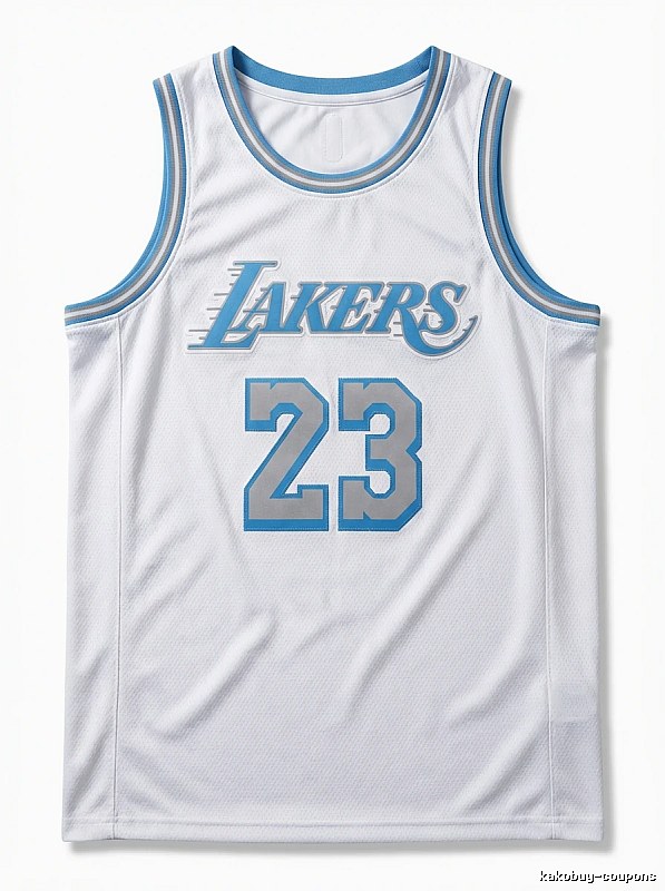 LBJ Lakers retro white jersey