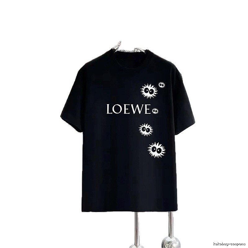 LOEWE Soot Sprite Casual Black T-Shirt