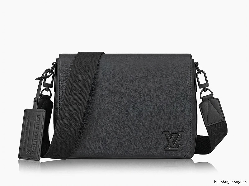 Louis Vuitton black minimalist style crossbody bag