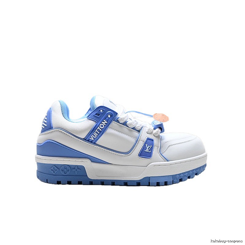 Louis Vuitton classic blue and white casual shoes
