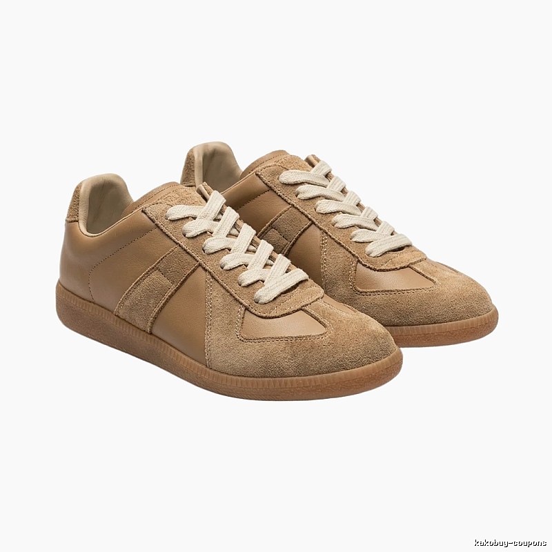 Maison Margiela German training style brown shoes