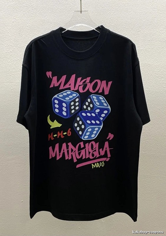 Maison Margiela MM6 Street Style Black Short Sleeve T-Shirt