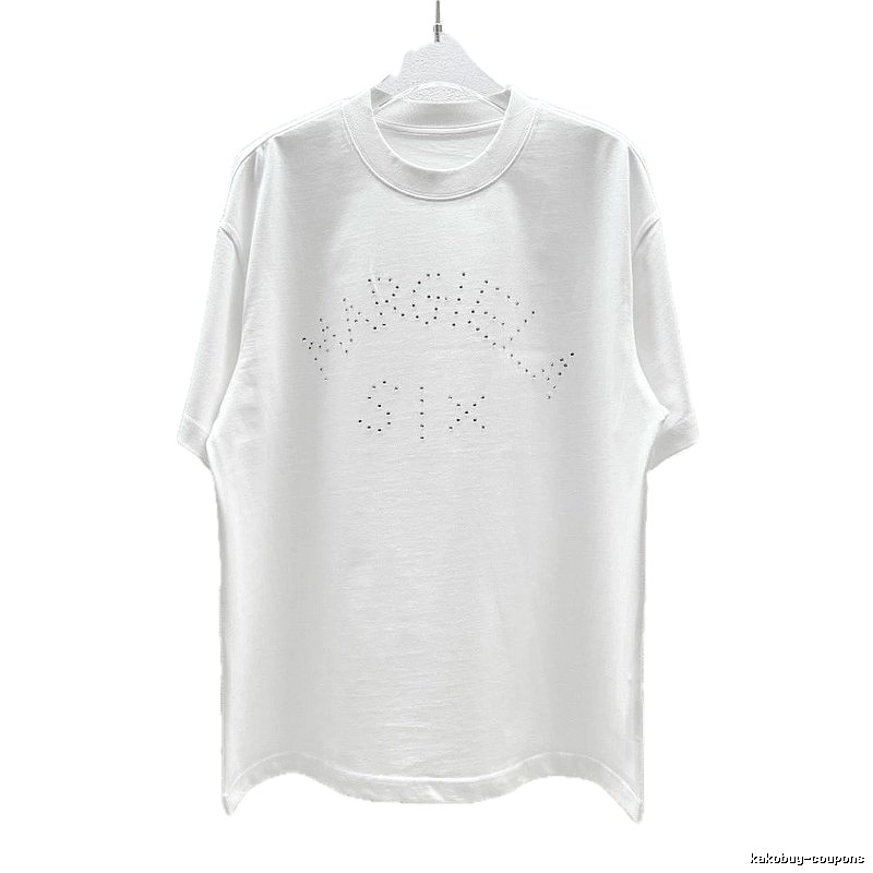 Maison Margiela MM6 Streetwear Style White Short-sleeve T-shirt