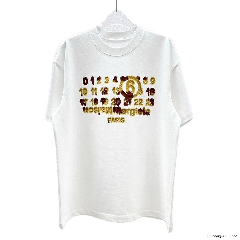 Maison Margiela Number Series High-Street White T-Shirt