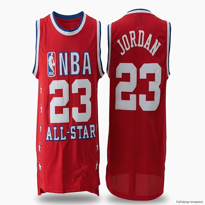 Michael Jordan red All-Star jersey