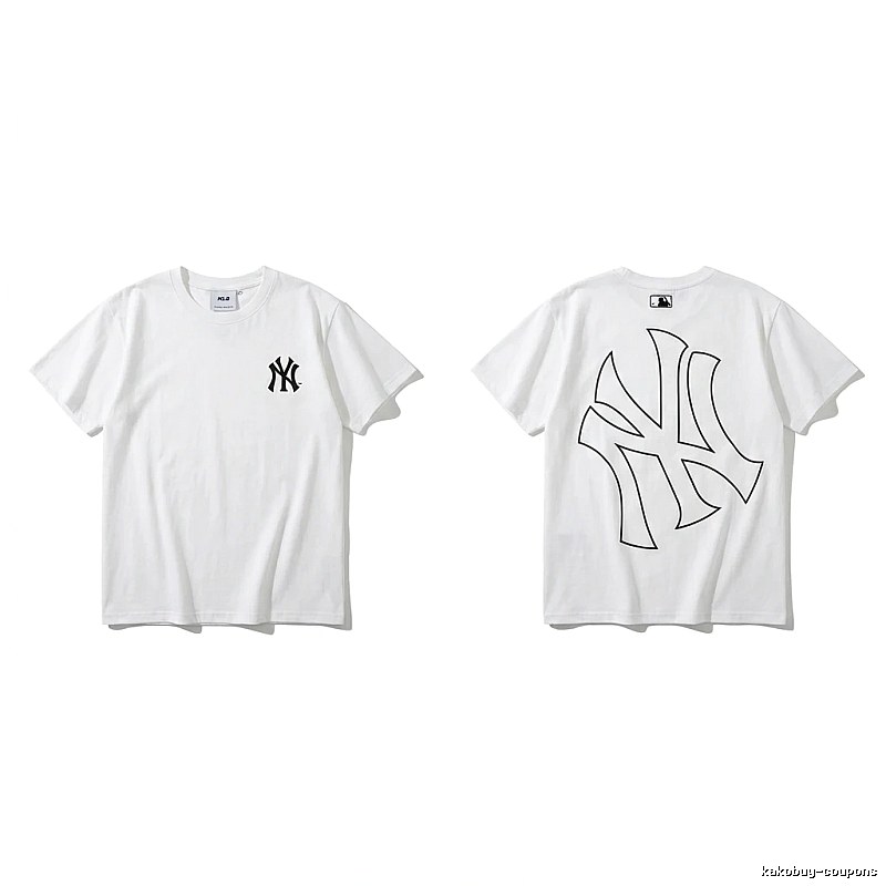 MLB New York Yankees minimalist style white T-shirt