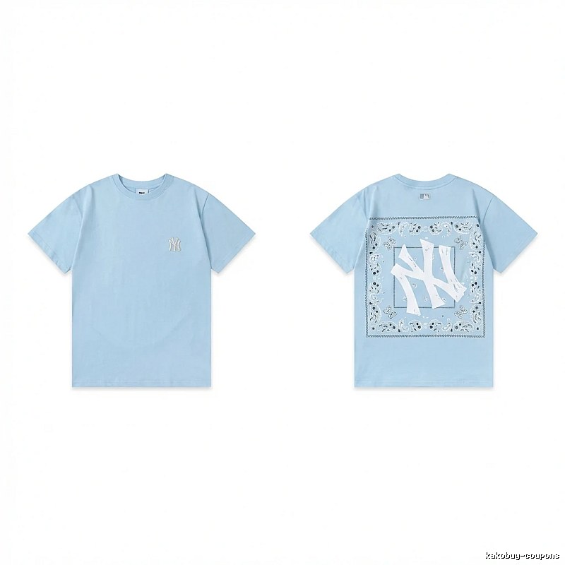 MLB retro light blue T-shirt