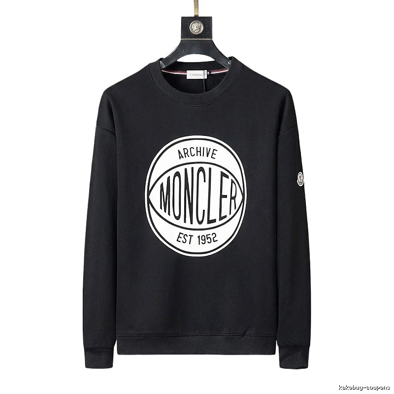 Moncler Archive Retro Style Black Sweatshirt