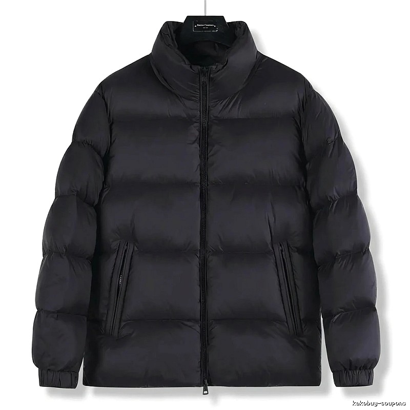 Moncler black casual down jacket