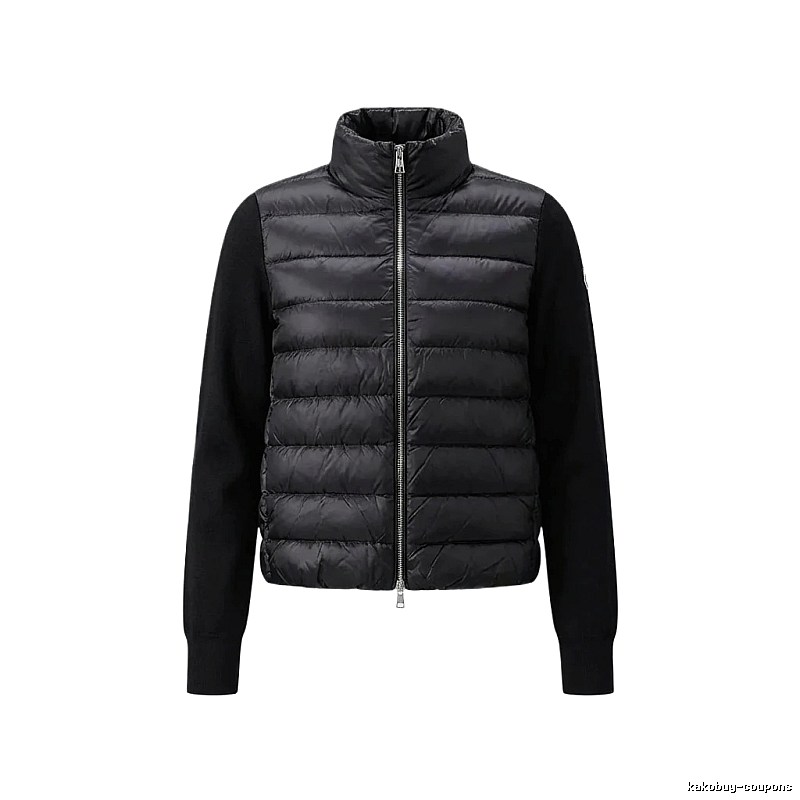 Moncler black fashionable down jacket
