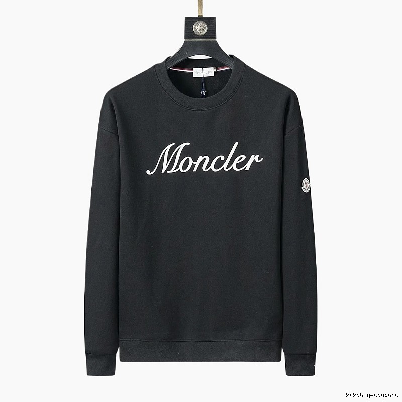 Moncler black simple sweatshirt