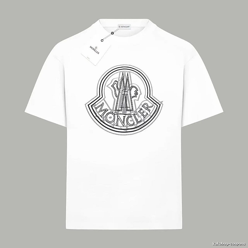 Moncler classic and simple style white T-shirt