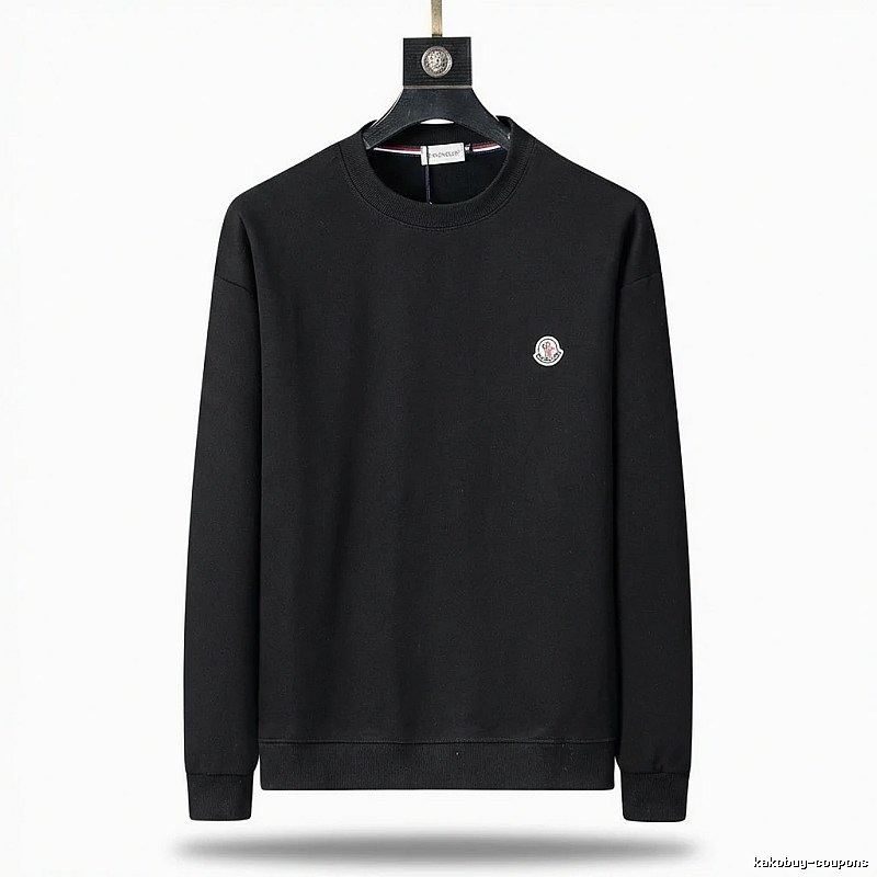 Moncler classic simple black sweatshirt